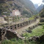 जंगबहादुर राणाको पालामा निर्माण भएको ऐतिहाँसिक रसुवागढी - अहिले यो २०८३ बैशाख १० मा आएको बाढीका कारण बगरमा परिणत भएको छ